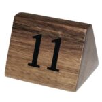 Olympia Acacia Table Number Signs Numbers