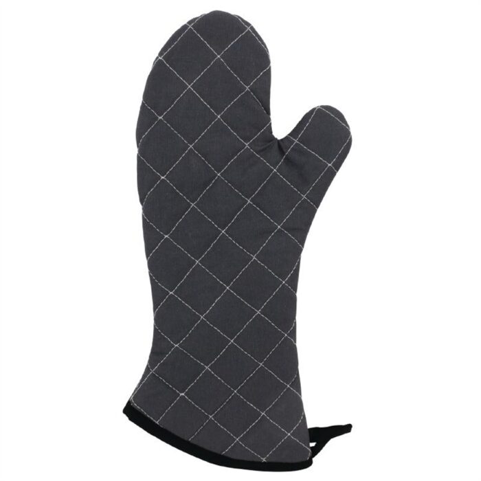 Vogue Flame Retardant Charcoal Oven Mitt 17"