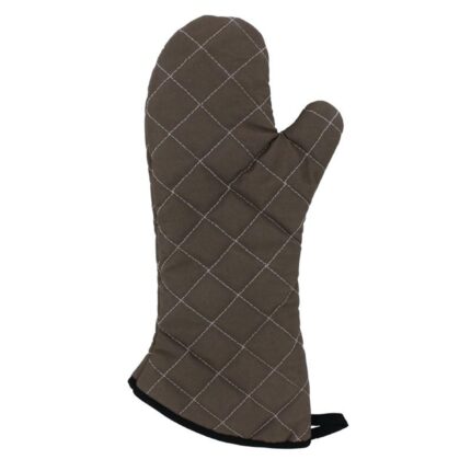 Vogue Flame Retardant Tan Oven Mitt 17"