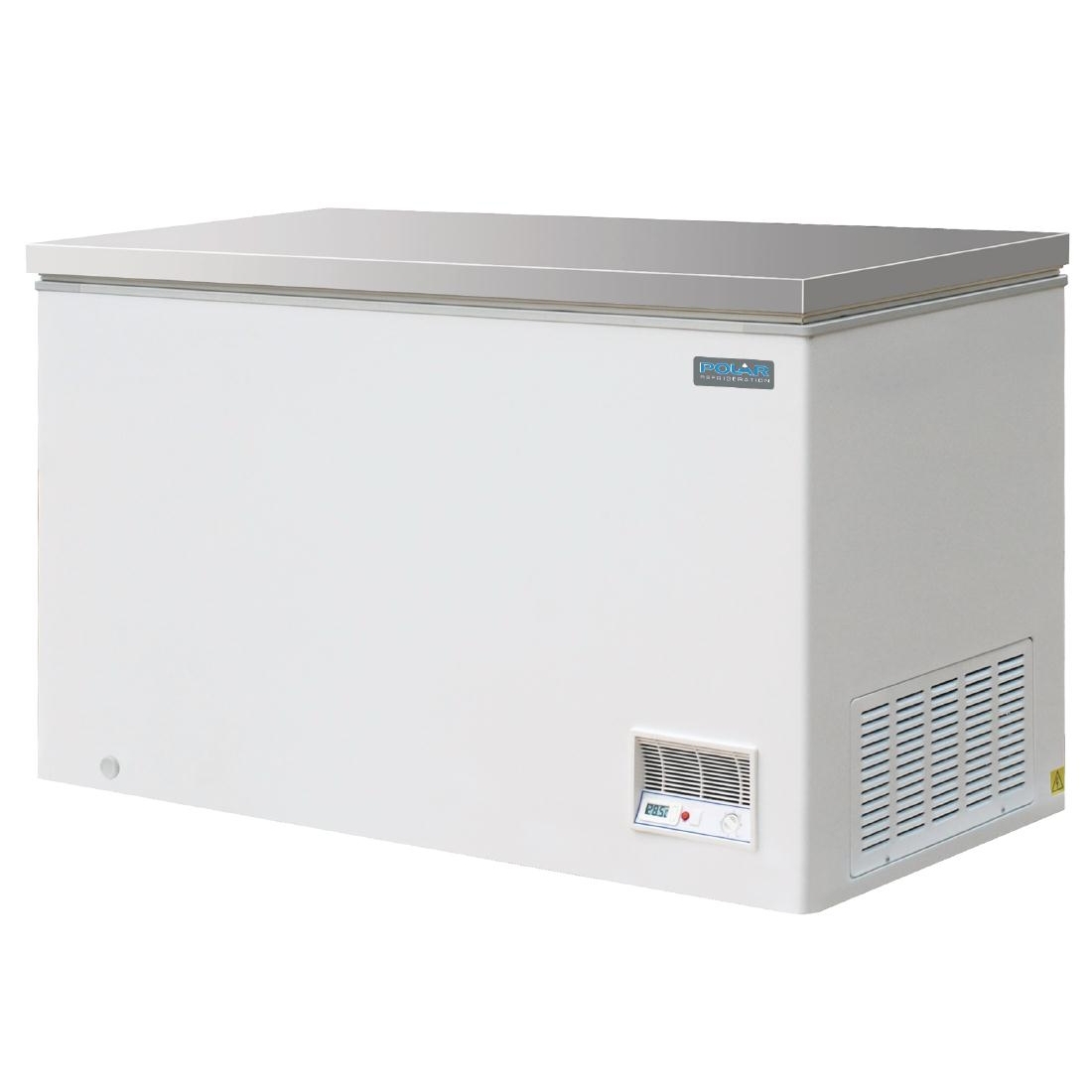 Polar Chest Freezer with Stainless Steel Lid 385Ltr