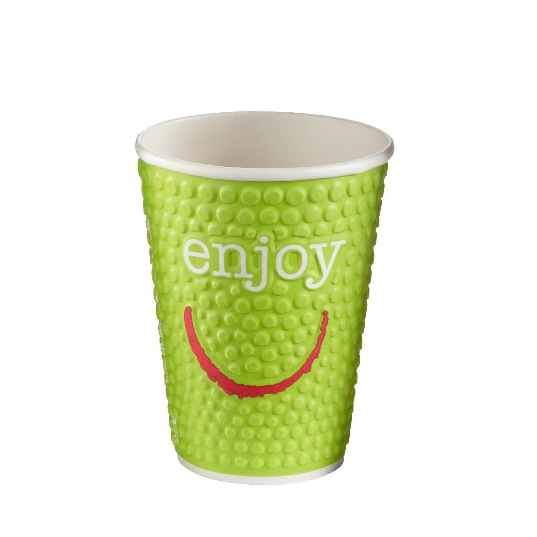 Huhtamaki Enjoy Double Wall Disposable Hot Cups 340ml / 12oz