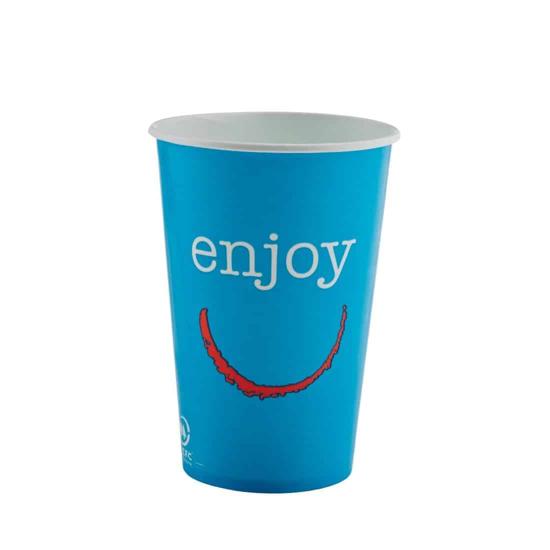 Huhtamaki Enjoy Paper Cold Cups 455ml / 16oz