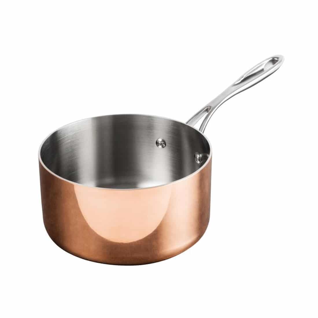 Vogue Tri Wall Copper Saucepan 180mm