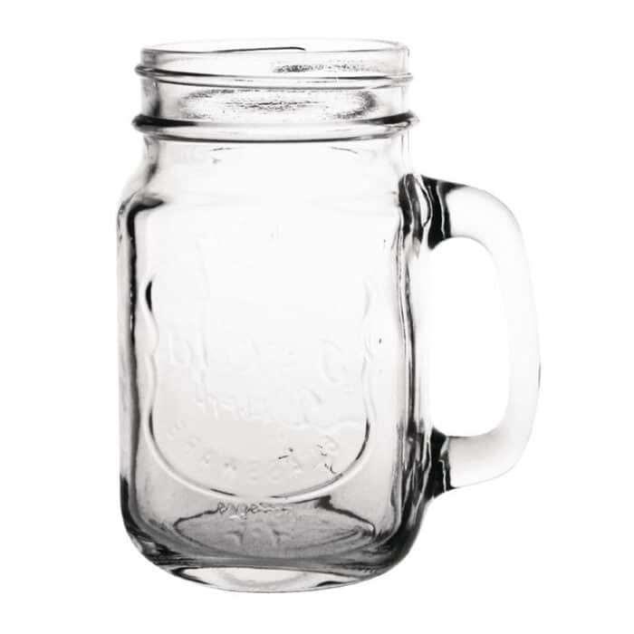 Olympia Handled Mason Jar 450ml