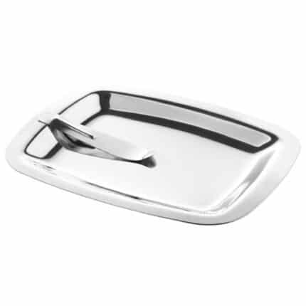 Olympia Square Stainless Steel Tip Tray With Bill Clip