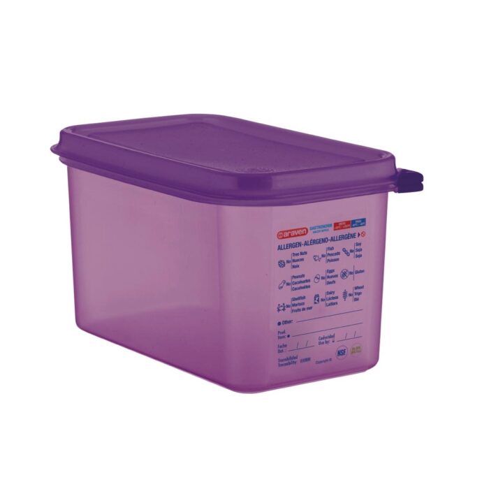 Araven 1/4 GN Polypropylene Gastronorm Food Container 4.3L