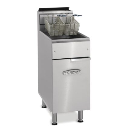 Imperial Propane Gas Single Tank Twin Basket Fryer IFS-40-OP