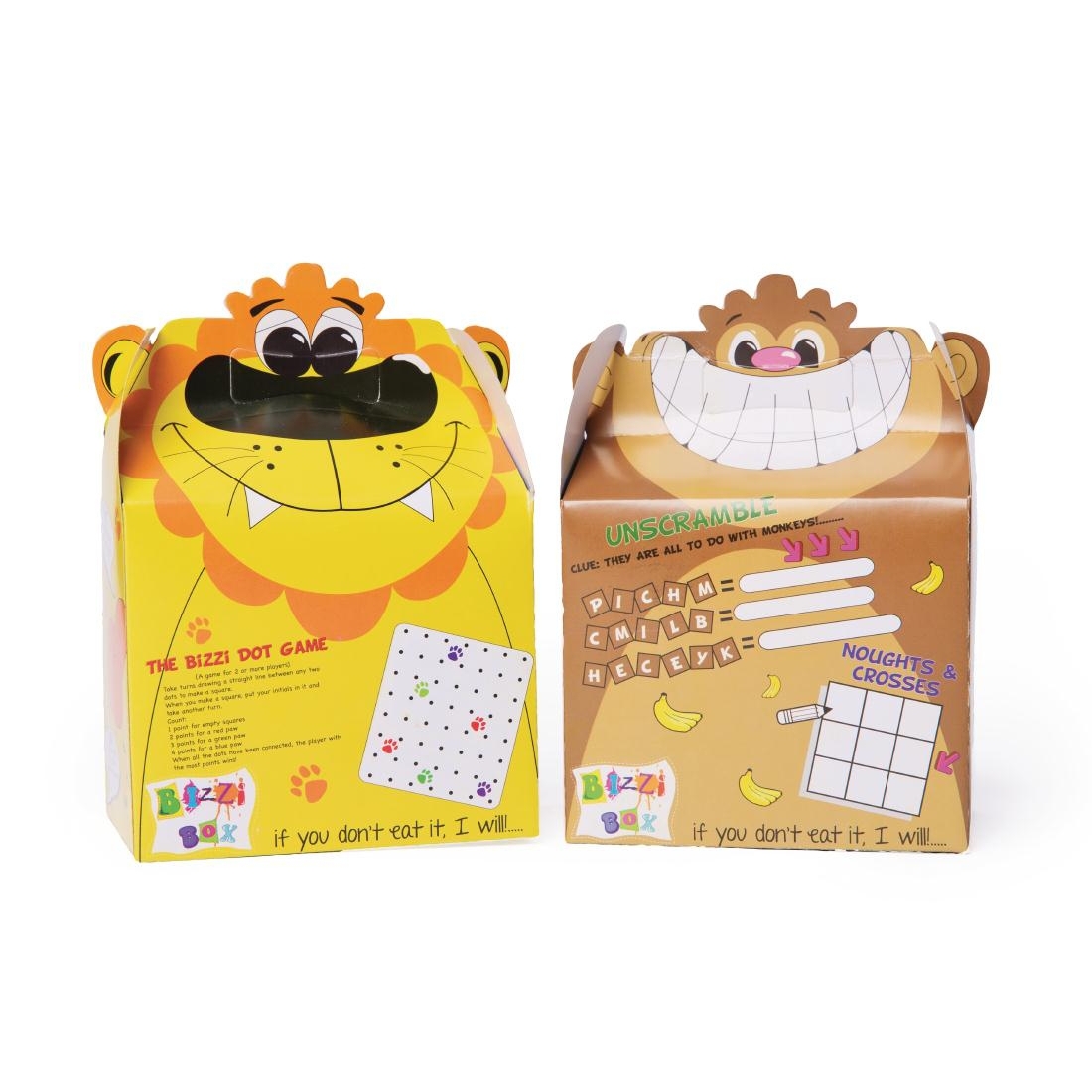 Crafti's Kids Bizzi Boxes Assorted Zoo Lion and Monkey