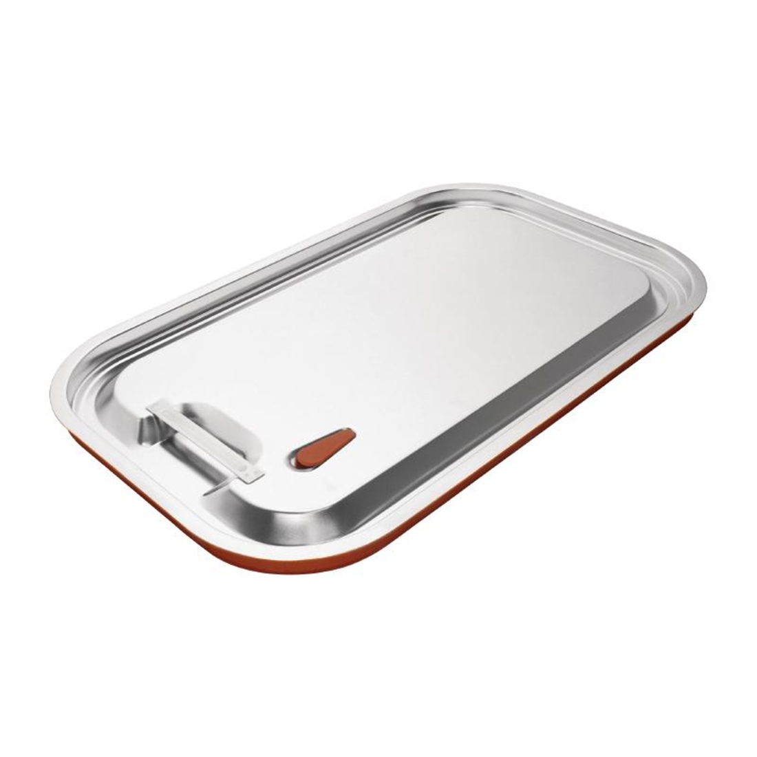 Vogue Stainless Steel and Silicone Sealable Gastronorm Lid 1/1