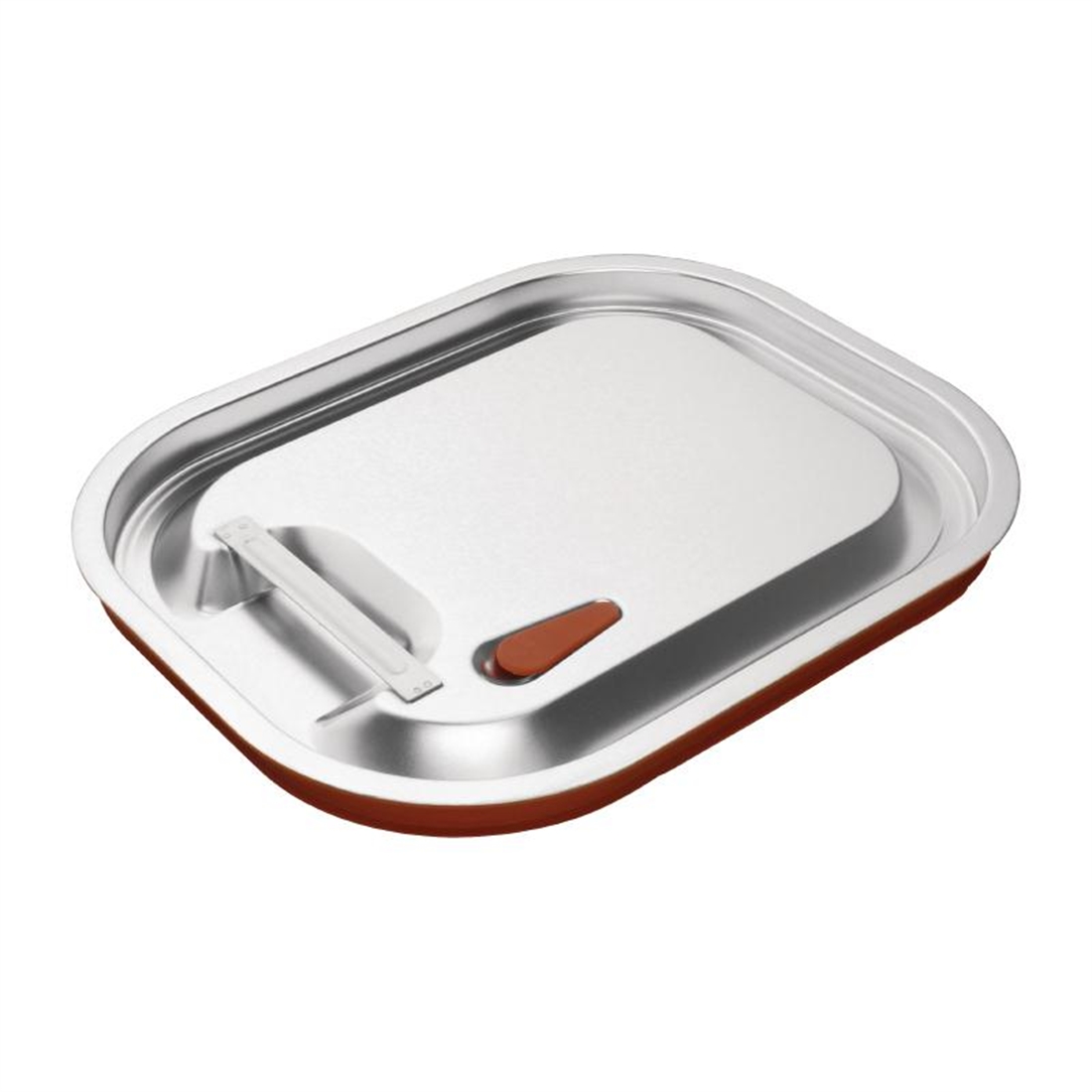 Vogue Stainless Steel and Silicone Sealable Gastronorm Lid 1/2