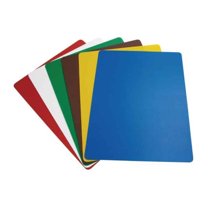 Hygiplas Colour Coded Chopping Mats Set 300mm