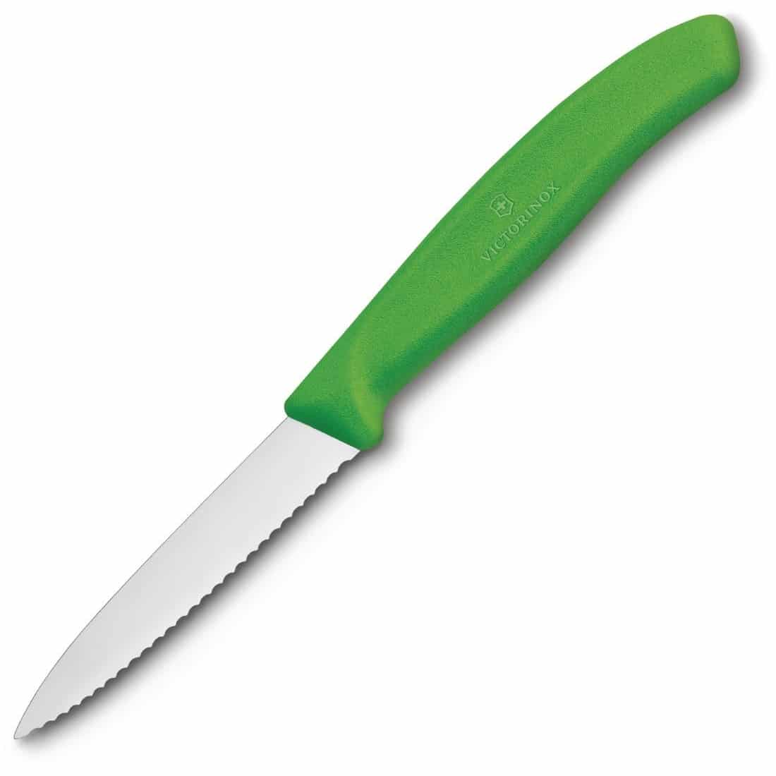 Victorinox Paring Knife Serrated Green 8cm