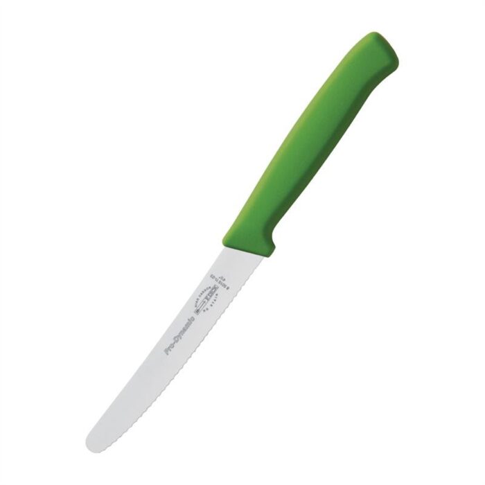 Dick Pro Dynamic Serrated Utility Knife Green 11cm