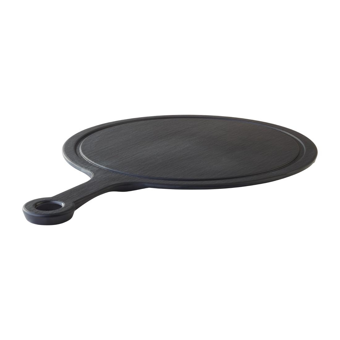 APS Slate Melamine Handled Platter 340 mm