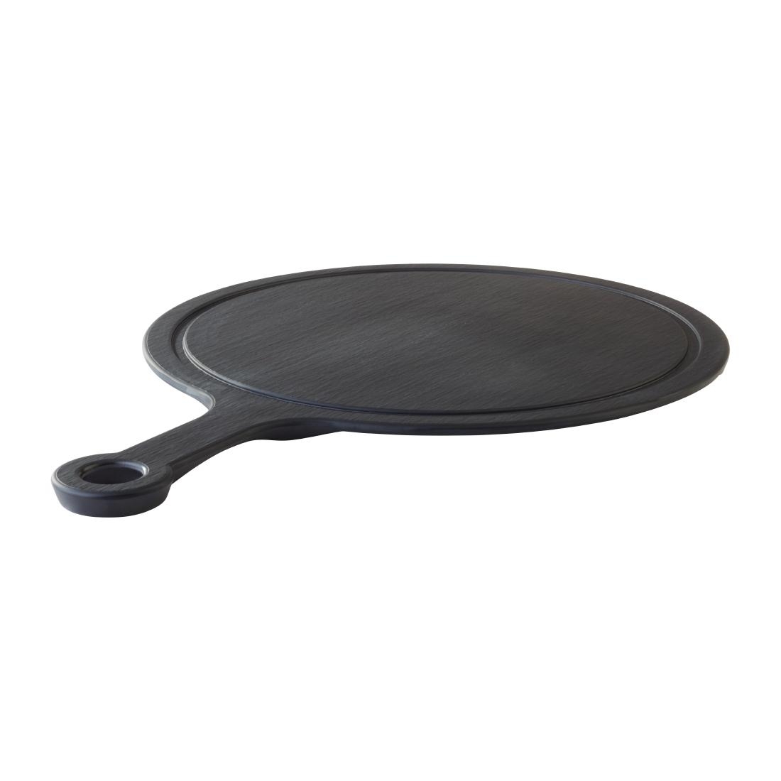 APS Slate Melamine Handled Platter 370 mm