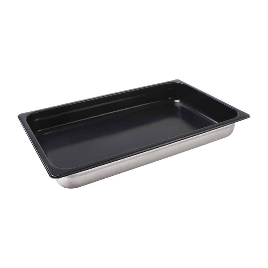 Vogue Stainless Steel Heavy Duty Non Stick Gastronorm Pan 1/1 40mm