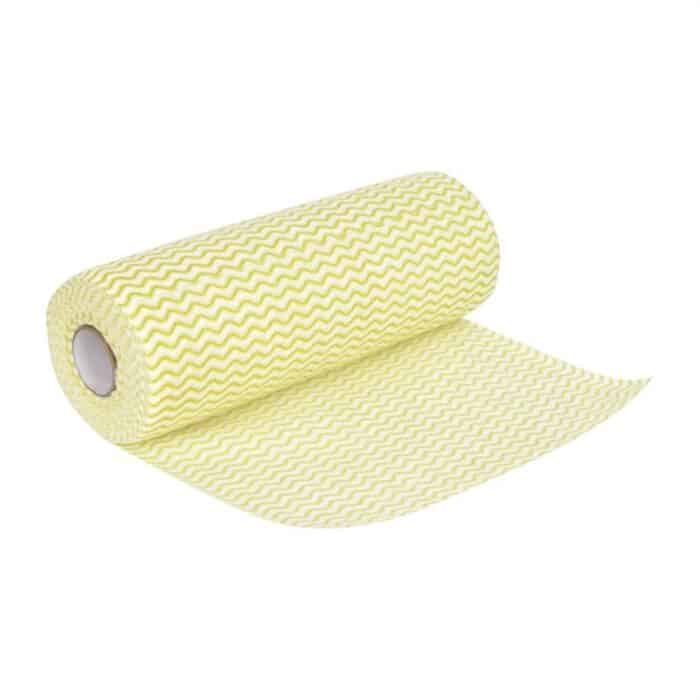 Jantex Non Woven Cloths Yellow (Roll of 100)