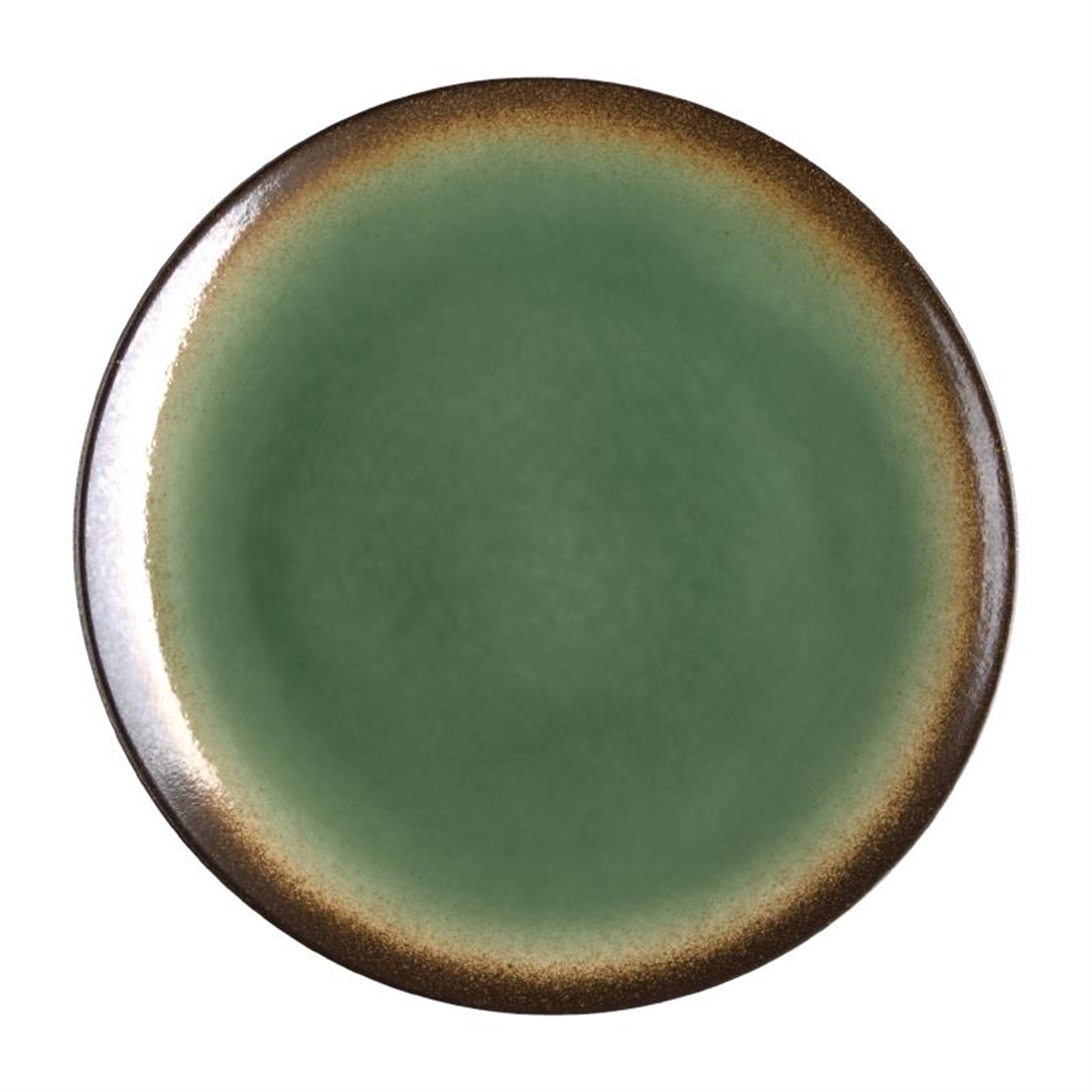 Olympia Nomi Round Coupe Plate Green 255mm