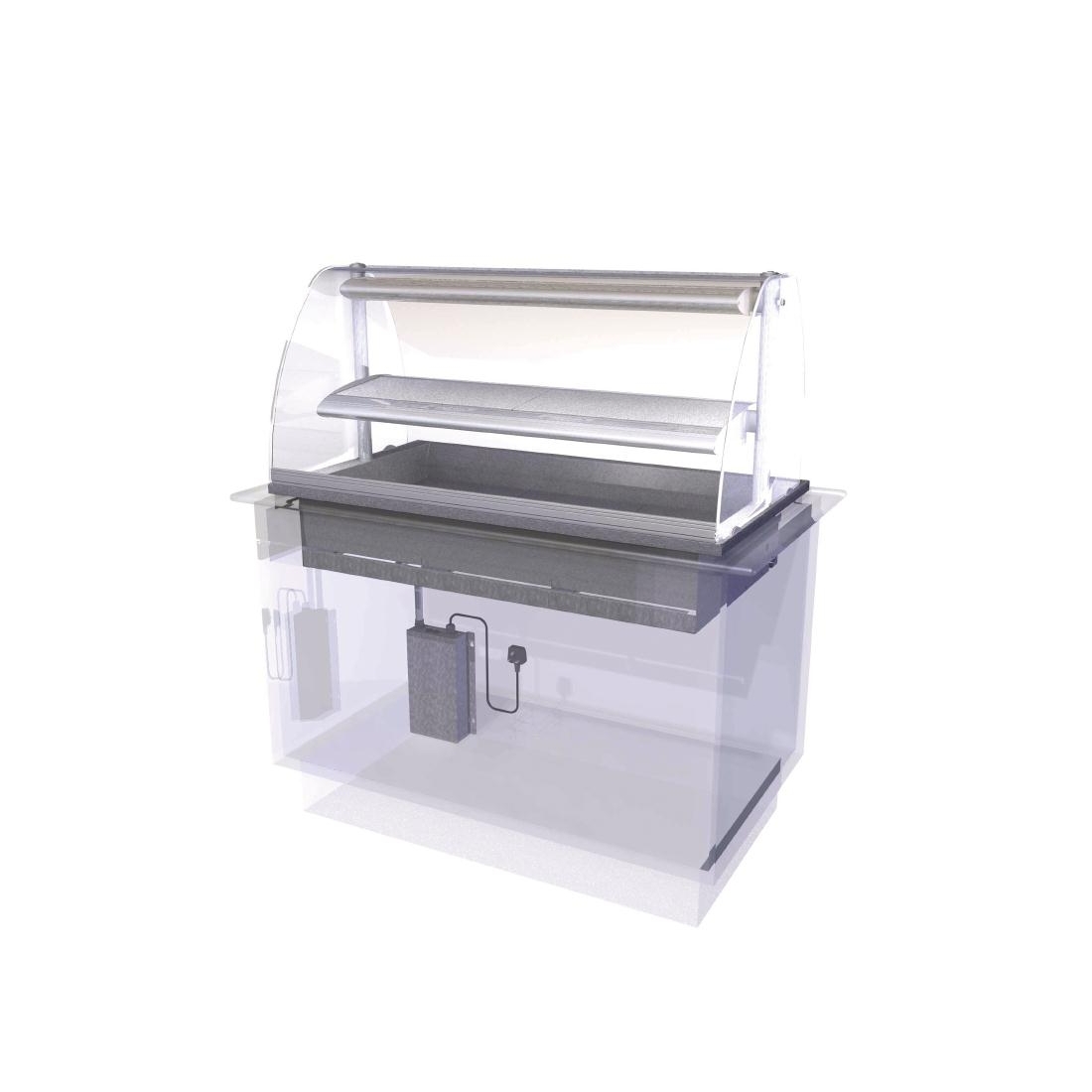 Designline Drop In Heated Serve Over Counter HDL4