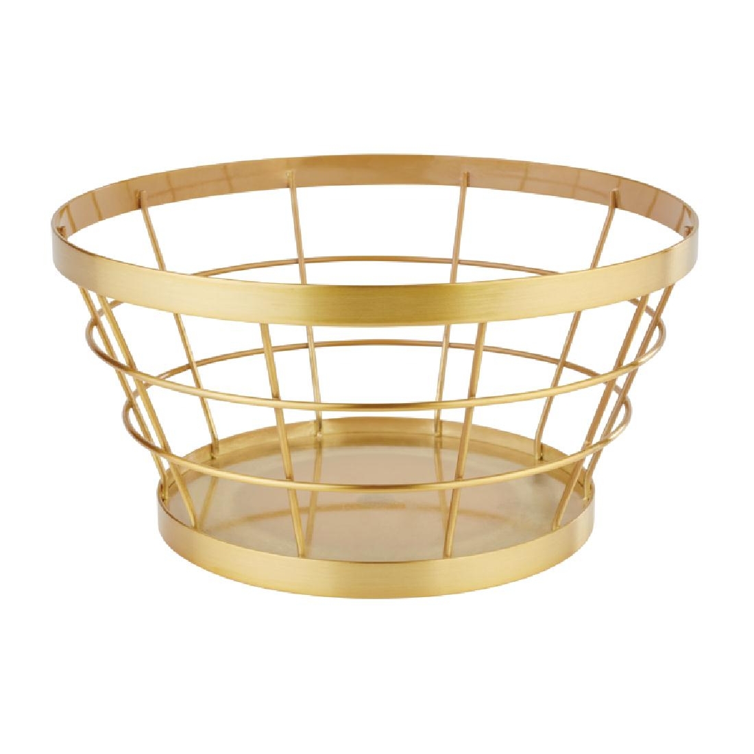 APS Plus Metal Basket Gold Brushed 110 x 210mm