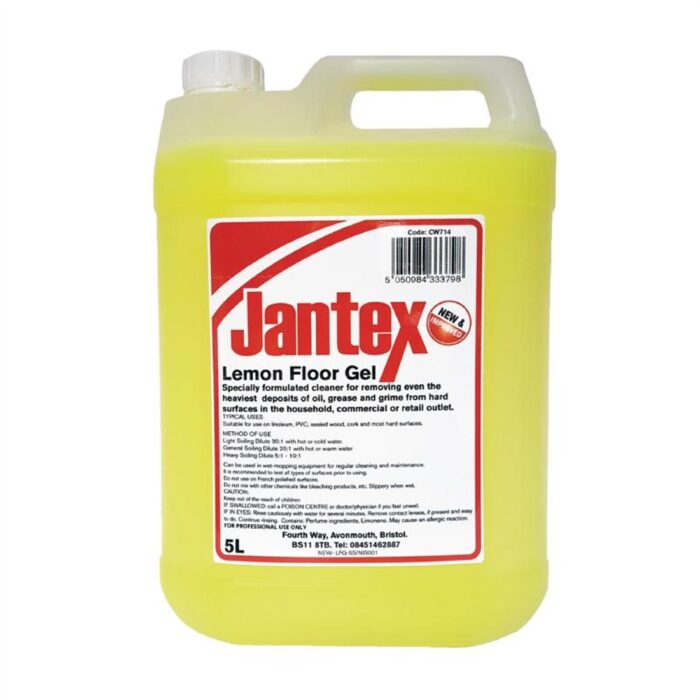 Jantex Lemon Gel Floor Cleaner 5 Litre