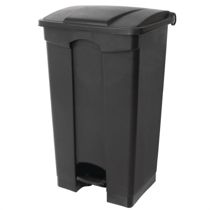 Jantex Kitchen Pedal Bin Black 65Ltr