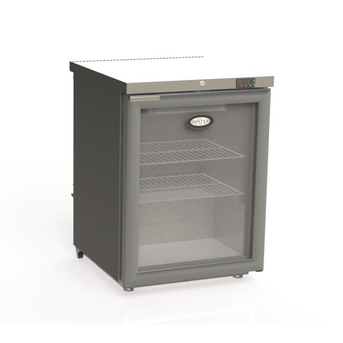 Foster 1 Glass Door 150Ltr Under Counter Fridge HR150 13/108