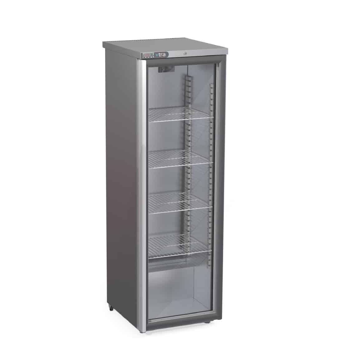 Foster Xtra Slimline 1 Glass Door 410Ltr Cabinet Fridge with Light XR415G 33/113