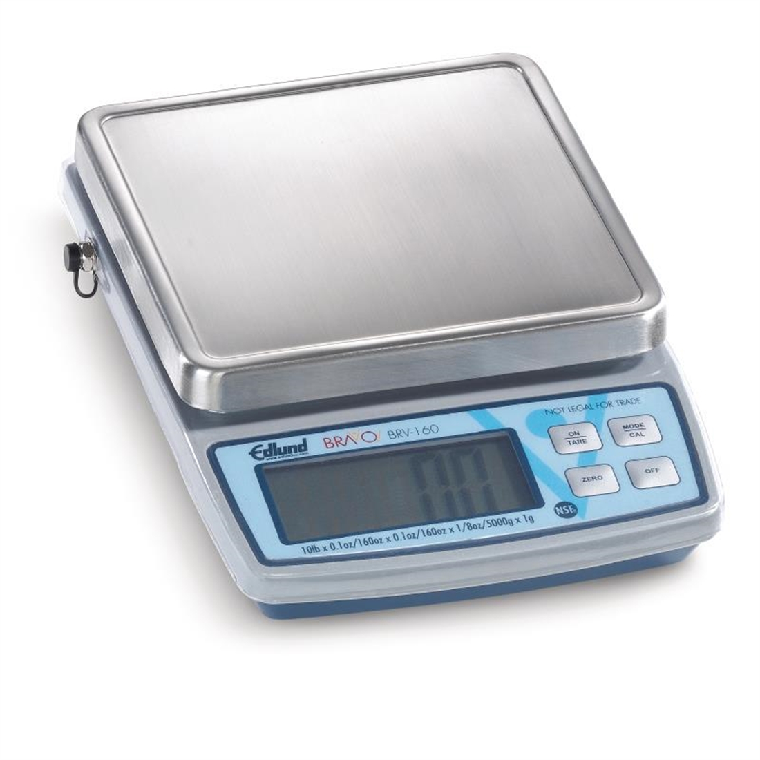 Edlund Bravo 160 Digital Scale with Clearshield Protective Cover 4.5Kg