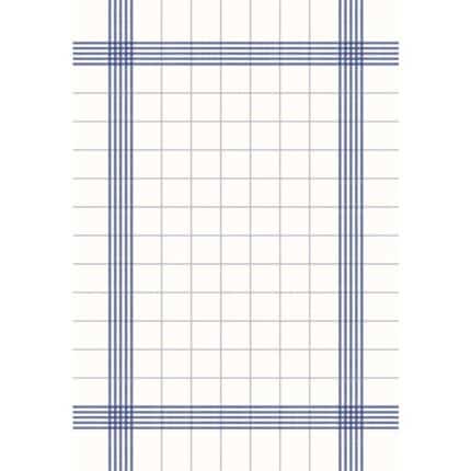 Duni Bistro Towel Napkin 38x54cm in Blue Check on White (Pack of 250)