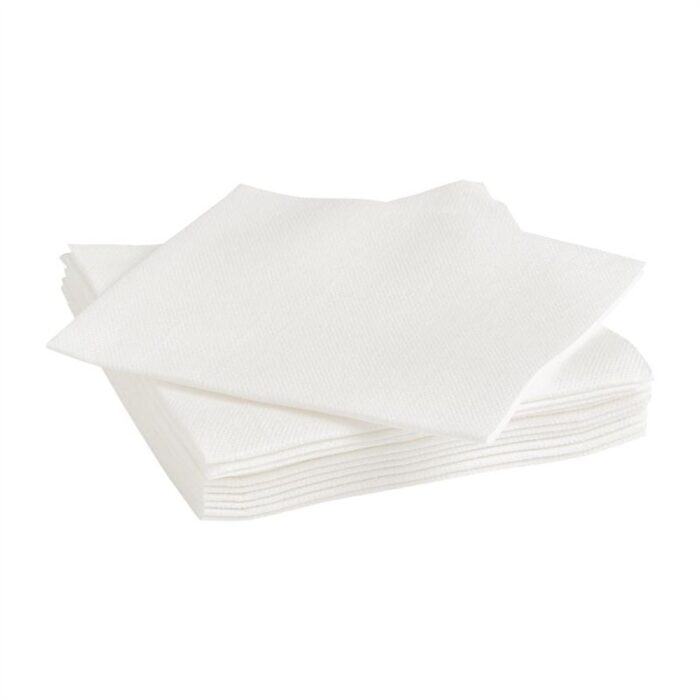 Dunisoft Premium 20cm Cocktail/Canape Napkin White