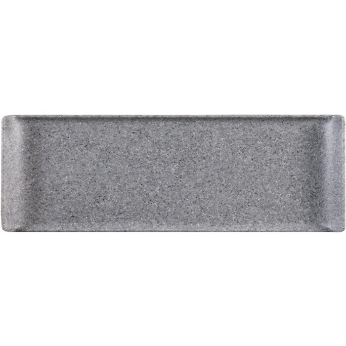 Churchill  Melamine Rectangular Tray Granite 560mm