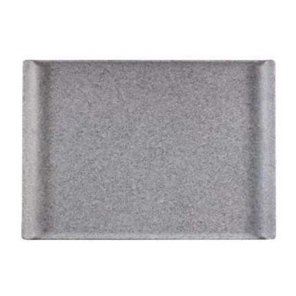 Churchill  Melamine Rectangular Tray Granite 530mm