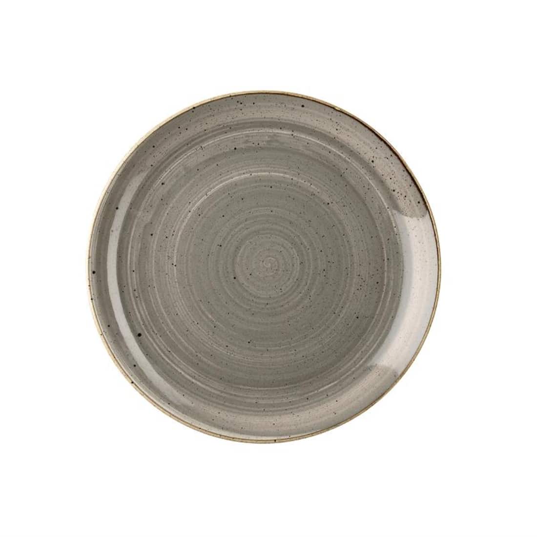 Churchill Stonecast Coupe Plate Grey 288mm