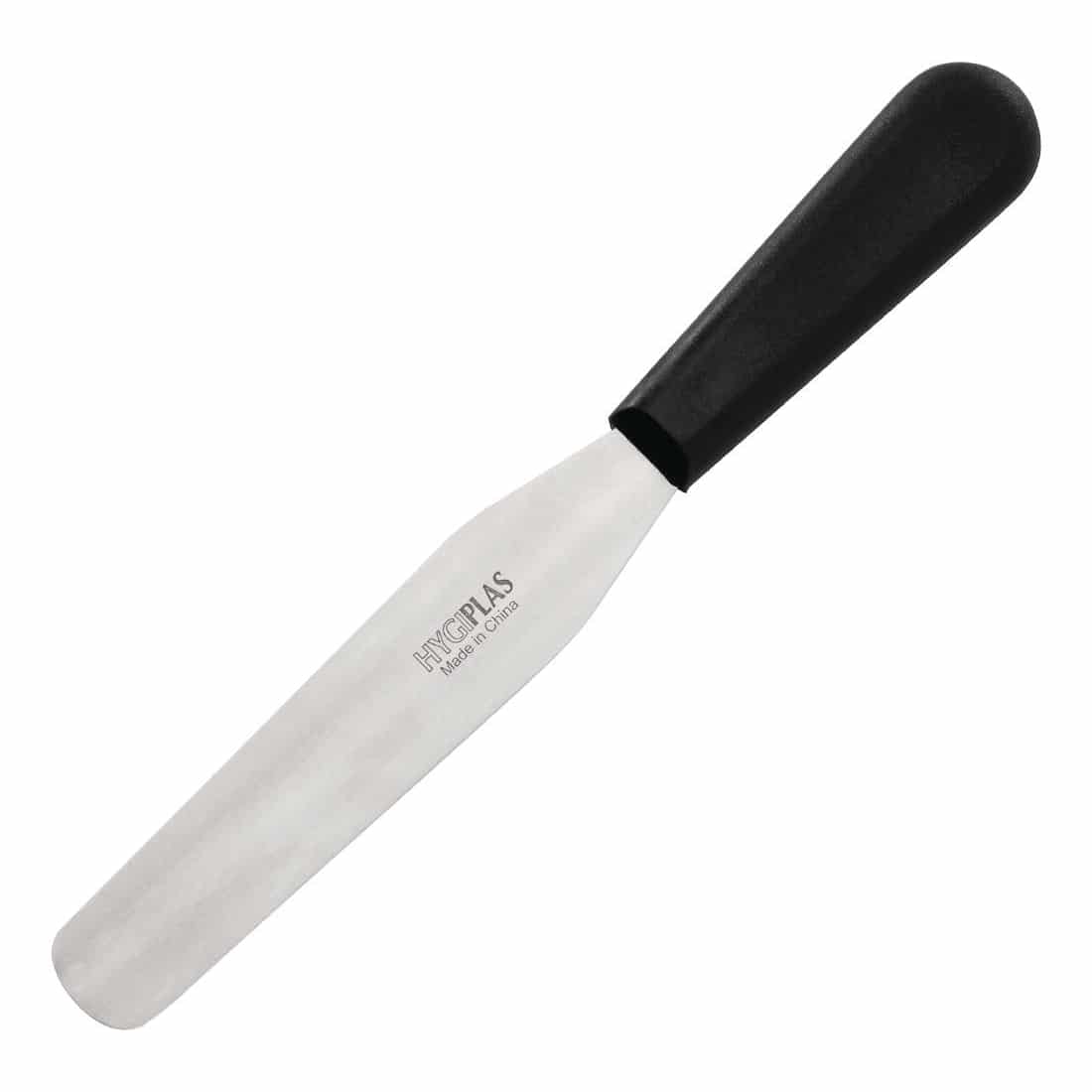 Hygiplas Straight Blade Palette Knife Black 15cm