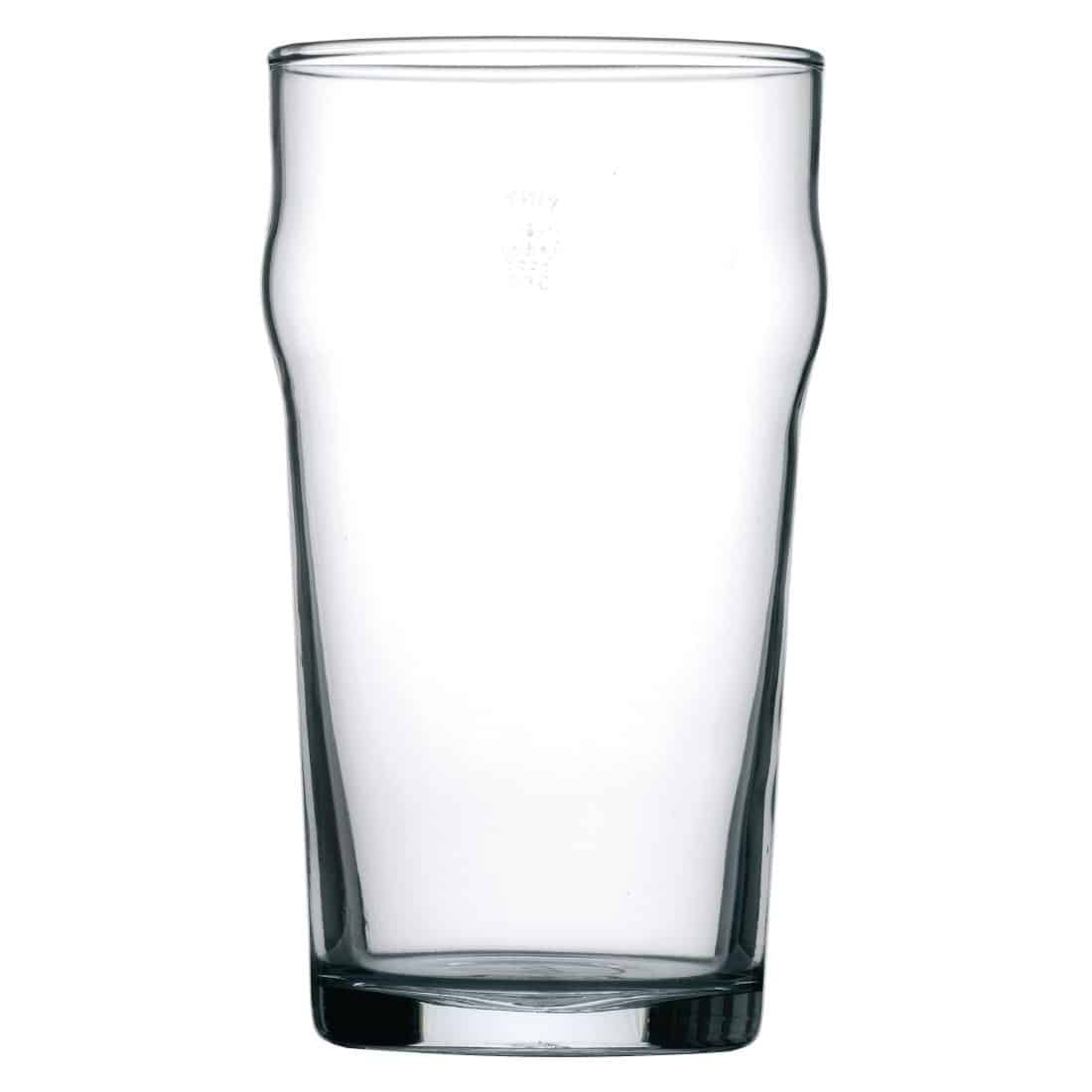 Arcoroc Nonic Nucleated Beer Glasses 570ml CE Marked by Arcoroc-D940