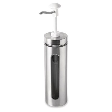 Schneider Stainless Steel Dose Pump Dispenser White 30ml