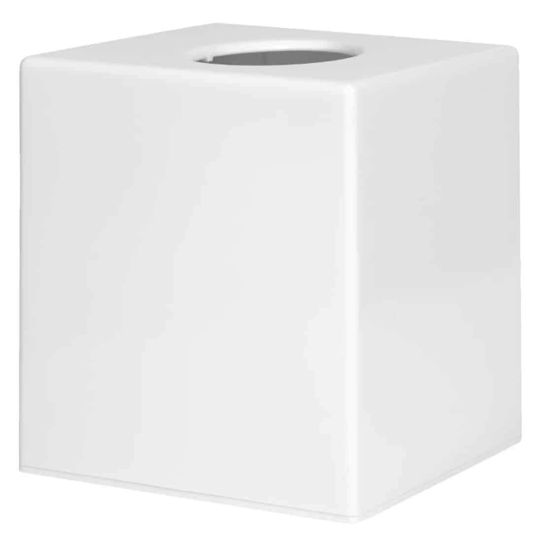 White Cube Tissue Holder