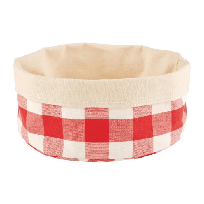 APS Bread Basket Round Small Red
