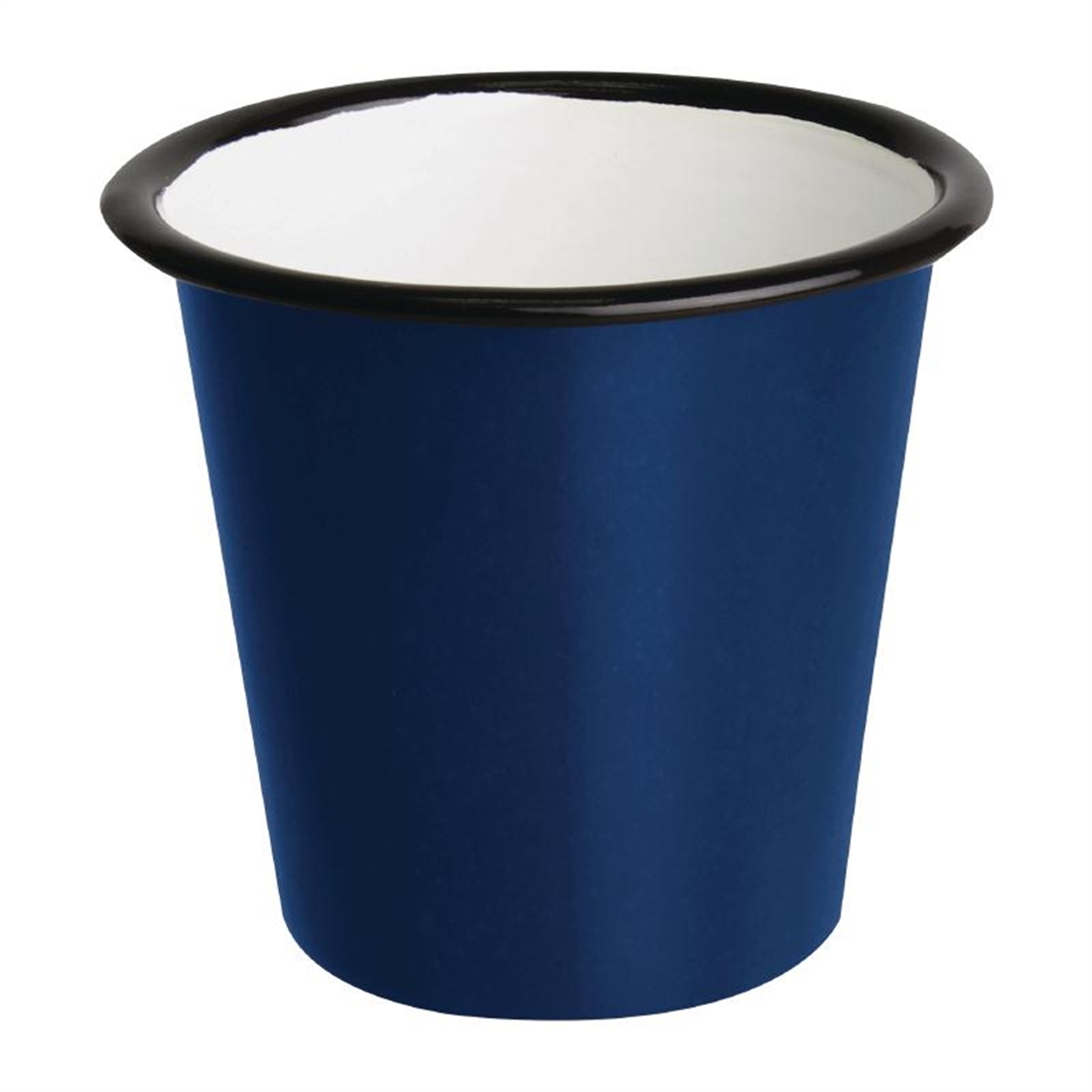 Olympia Enamel Sauce Cup Blue and Black