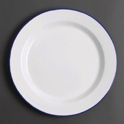 Olympia Enamel Dinner Plates 300mm