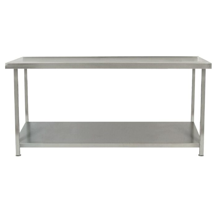 Parry Fully Welded Stainless Steel Centre Table with Undershelf 1800x600mm