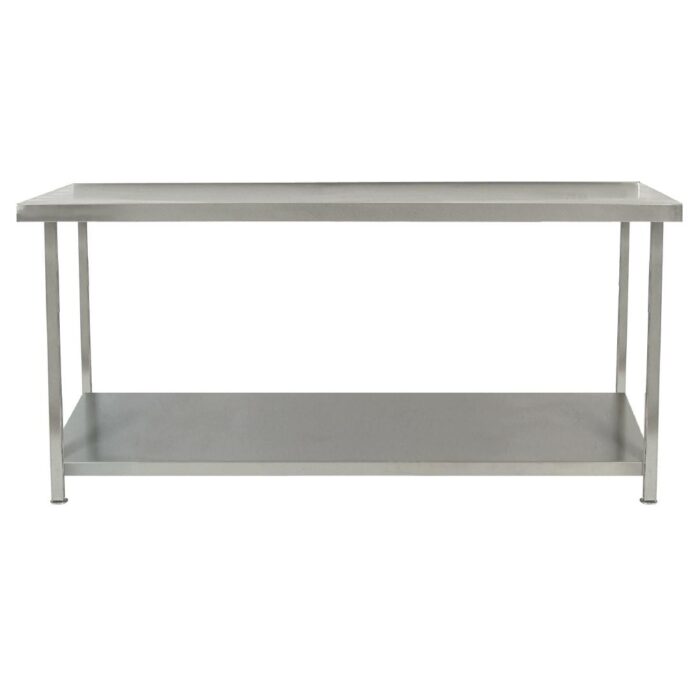 Parry Fully Welded Stainless Steel Centre Table with Undershelf 1200x600mm