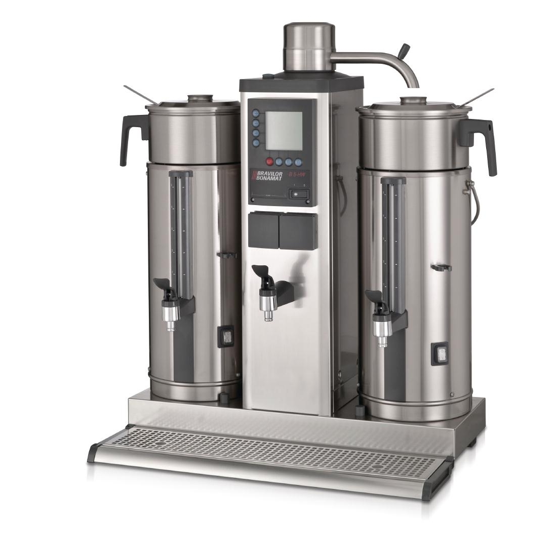 Bravilor B5 HW Bulk Coffee Brewer with 2x5Ltr Coffee Urns and Hot Water Tap Single Phase
