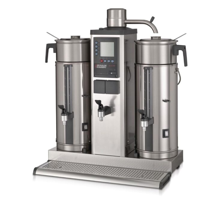 Bravilor B20 HW Bulk Coffee Brewer with 2x20Ltr Coffee Urns and Hot Water Tap 3 Phase