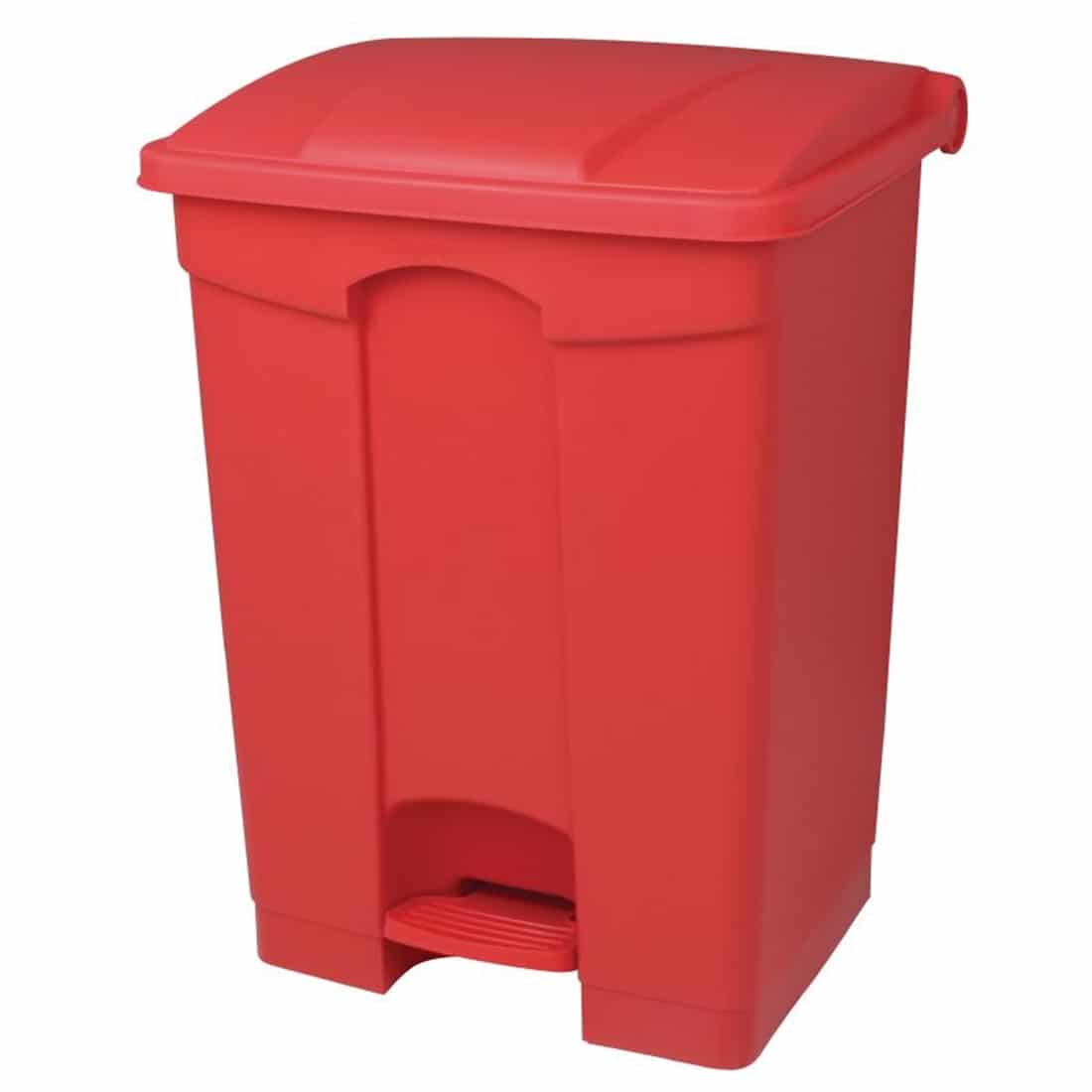 Jantex Kitchen Pedal Bin Red 45Ltr