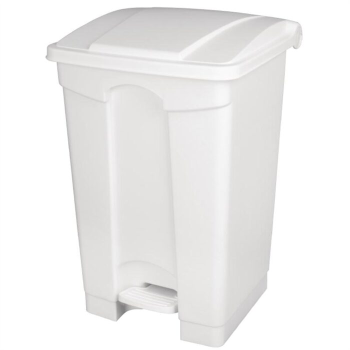 Jantex Kitchen Pedal Bin White 87Ltr