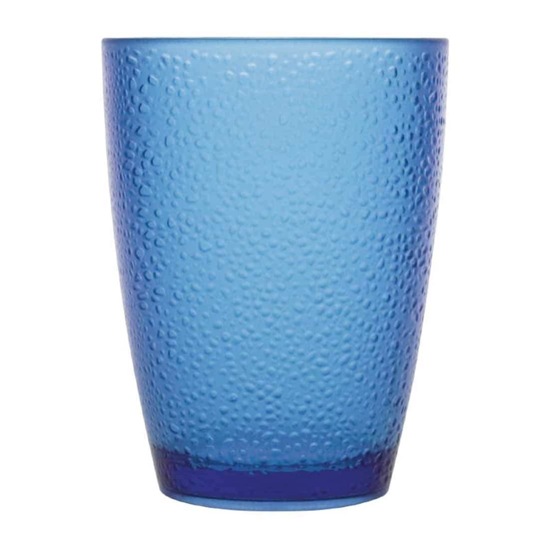 Kristallon Polycarbonate Tumbler Pebbled Blue 275ml