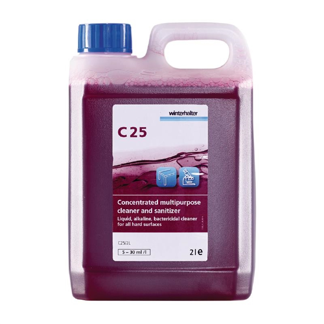 Winterhalter Concentrated C25 Kitchen Sanitizer 2 Litre (Pack of 2)