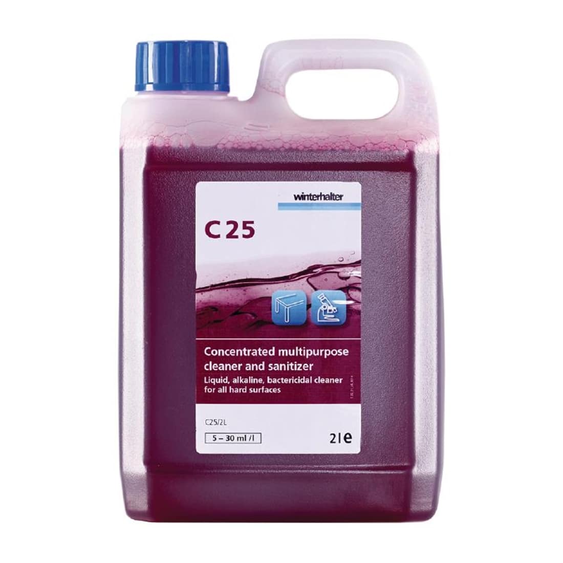 Winterhalter Concentrated C25 Kitchen Sanitizer 2 Litre (Pack of 2)